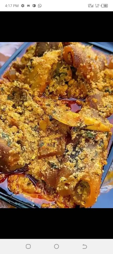 Egusi Soup & Assorted Meat